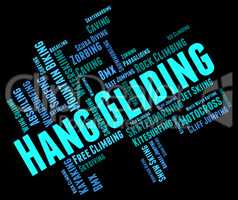 Hang Gliding Represents Hanggliders Glide And Glider