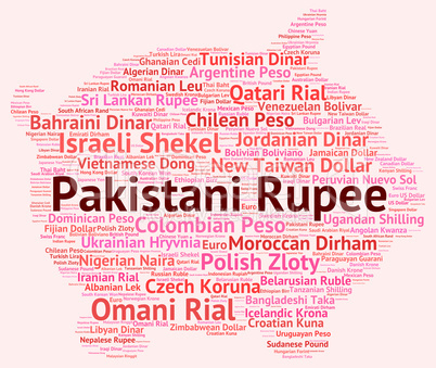Pakistani Rupee Represents Foreign Exchange And Broker