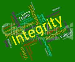 Integrity Words Means Sincerity Decency And Righteousness
