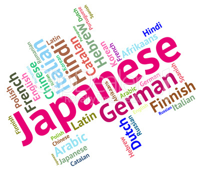 Japanese Language Means Words Foreign And Translator