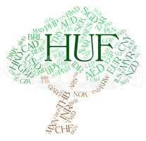Huf Currency Shows Exchange Rate And Broker