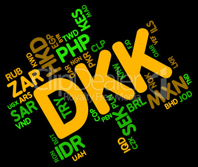 Dkk Currency Means Worldwide Trading And Coinage