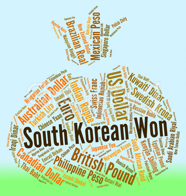 South Korean Won Means Foreign Exchange And Coinage