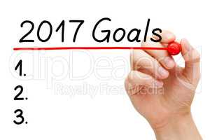 Goals List Year 2017