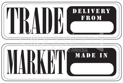 Stamp prints for trade and market