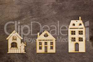 Models of houses with different number of storeys