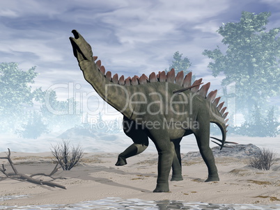 Miragaia dinosaur - 3D render