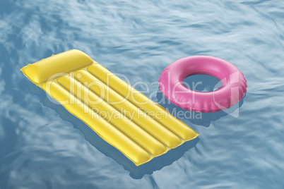 Pool raft and swim ring