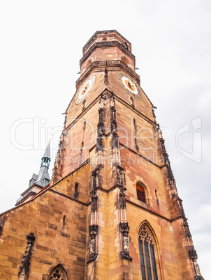 Stiftskirche Church, Stuttgart HDR