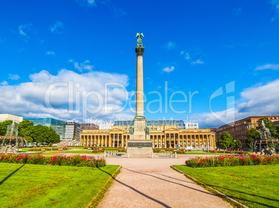 Schlossplatz (Castle square), Stuttgart HDR