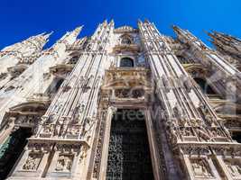 Duomo di Milano Cathedral in Milan HDR