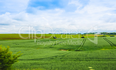 English country landscape HDR