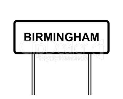 UK town sign illustration, London