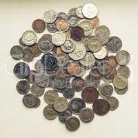 Vintage Pound coins