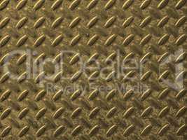 Grey steel diamond plate background sepia