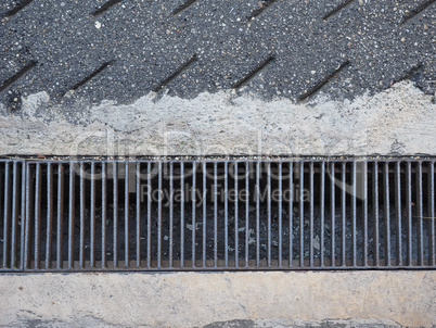 Drain gutter grid