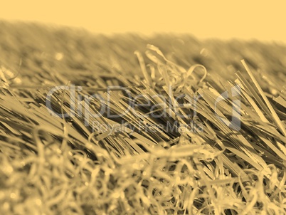 Artificial grass sepia