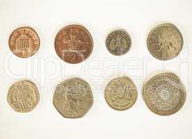 Vintage Pound coin series