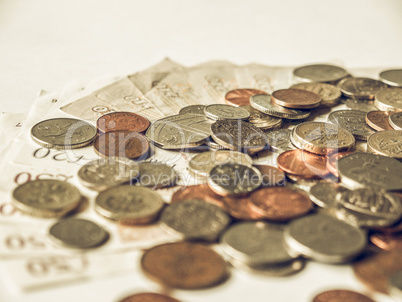 Vintage British Pound Vintage British Pound