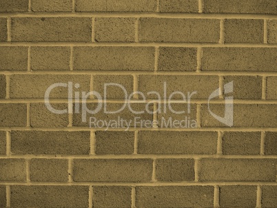 Red brick wall background sepia