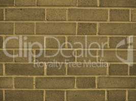 Red brick wall background sepia