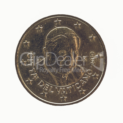 Vintage Twenty Euro cent coin