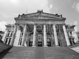 Konzerthaus Berlin in Berlin in black and white