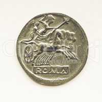 Vintage Roman coin