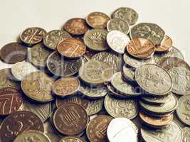 Vintage Pound coins
