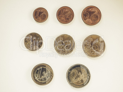 Vintage Euro coins series Vintage Euro coins series