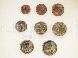 Vintage Euro coins series