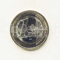 Vintage 1 Euro coin
