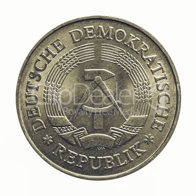 Vintage DDR coin