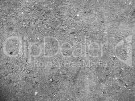 Soil background texture in black and white