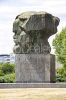 Karl Marx Head of Chemnitz in Saxony