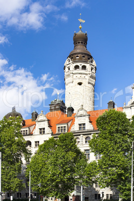 New Town Hall Leipzig in Saxony