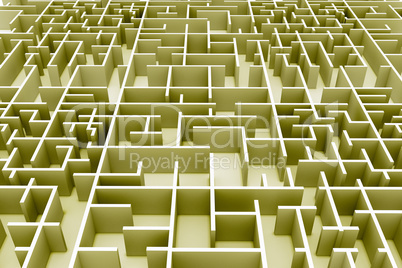 Labyrinth, 3d-illustration