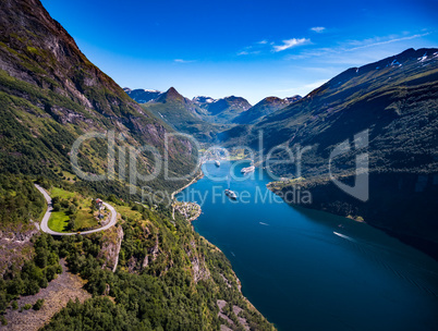 Geiranger fjord, Norway.