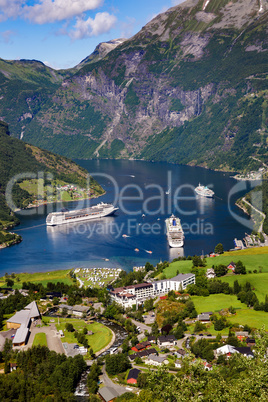 Geiranger fjord, Norway.