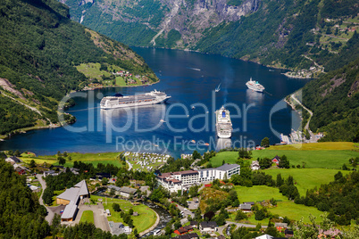 Geiranger fjord, Norway.