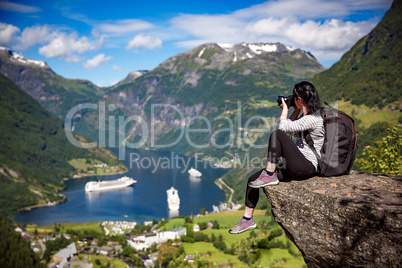 Geiranger fjord, Norway.