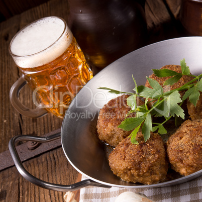 Frikadeller - pan-fried dumplings