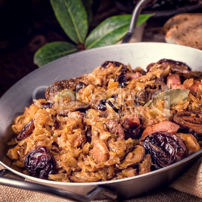 Old Polish traditional bigos