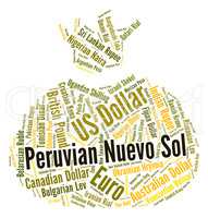 Peruvian Nuevo Sol Shows Foreign Exchange And Coin