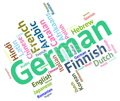 German Language Shows Germany Communication And Words