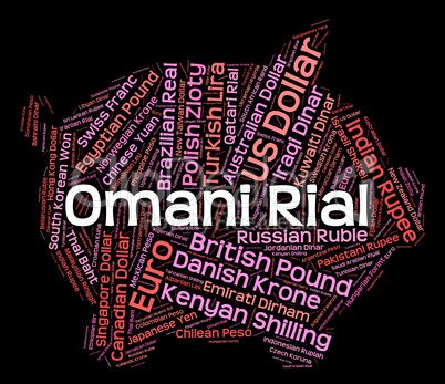 Omani Rial Shows Worldwide Trading And Broker