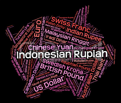 Indonesian Rupiah Means Worldwide Trading And Currencies