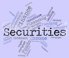 Securities Word Indicates Bad Debt And Arrears