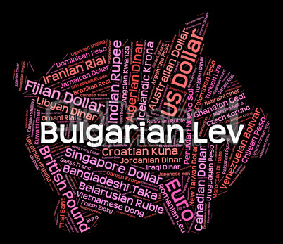 Bulgarian Lev Shows Currency Exchange And Broker