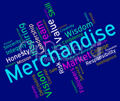 Merchantise Words Indicates Sale Produce And Products